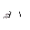 BOSCH Bremsbelagsatz, Scheibenbremse 0 986 424 030 - 0986424030 passend für 71752980