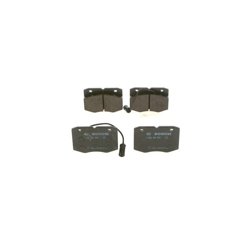 BOSCH Bremsbelagsatz, Scheibenbremse 0 986 424 240 - 0986424240 passend für 1906038