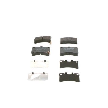 BOSCH Bremsbelagsatz, Scheibenbremse 0 986 424 643 -...
