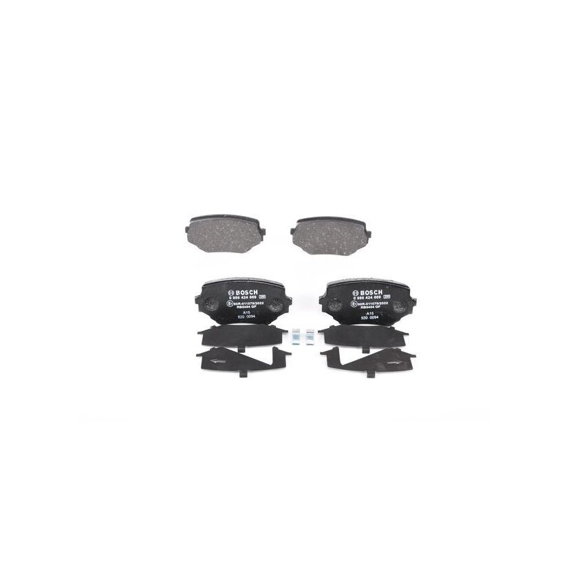 BOSCH Bremsbelagsatz, Scheibenbremse 0 986 424 669 - 0986424669 passend für 55200 65D00 000