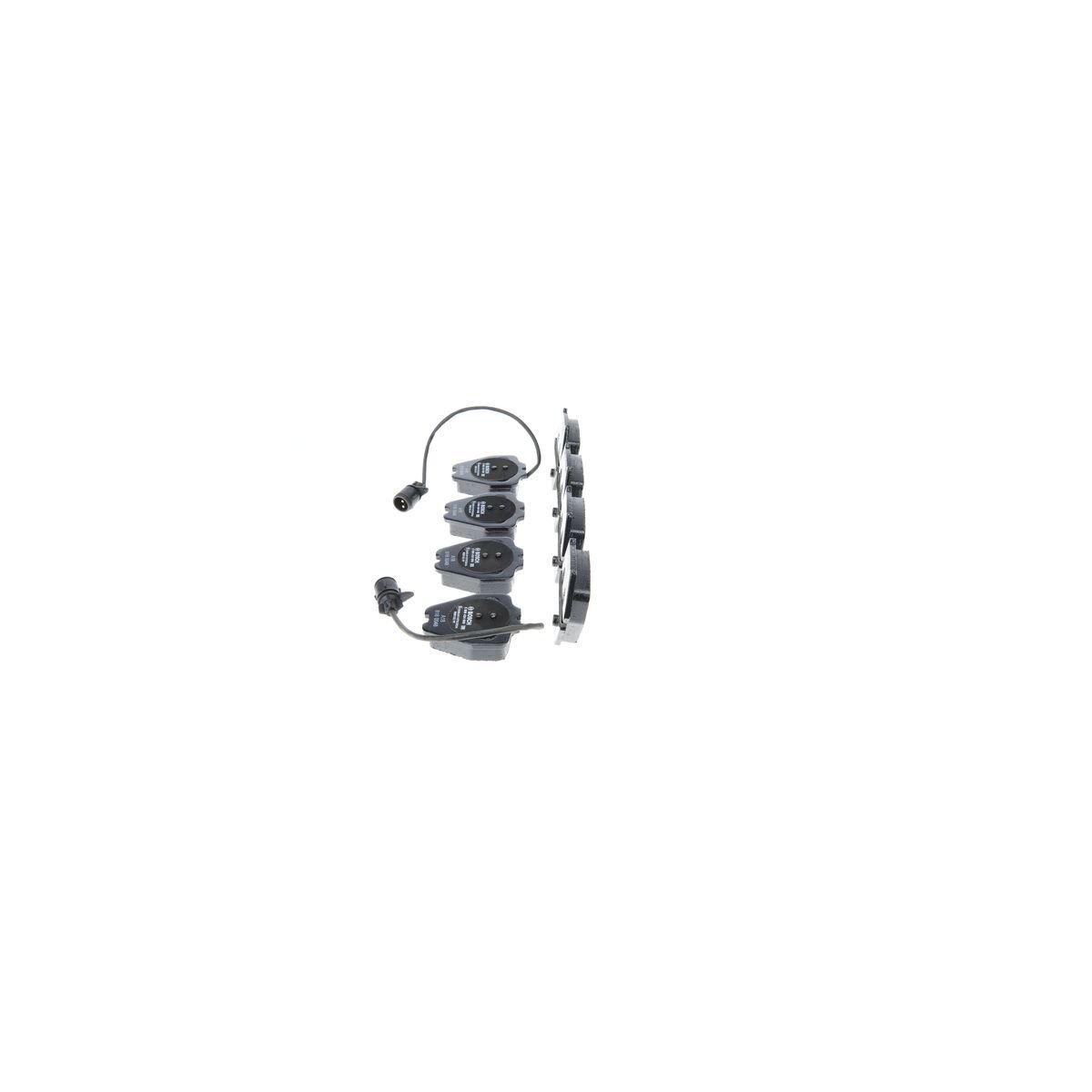 BOSCH Bremsbelagsatz, Scheibenbremse 0 986 424 689 - 0986424689 