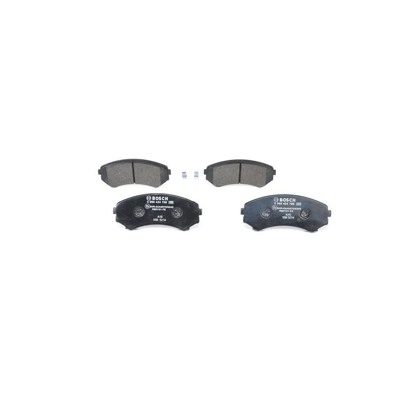 BOSCH Bremsbelagsatz, Scheibenbremse 0 986 424 709 - 0986424709 passend für SHY63323Z