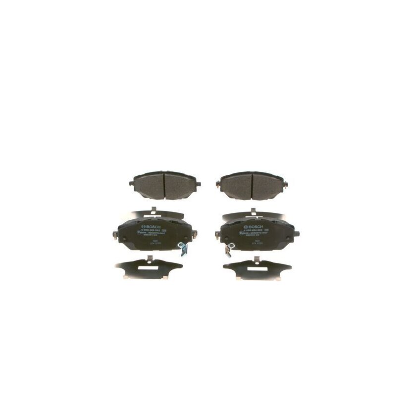 BOSCH Bremsbelagsatz, Scheibenbremse 0 986 424 865 - 0986424865 passend für 04465F4010