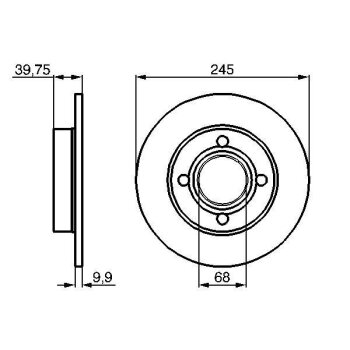 BOSCH Bremsscheibe 0 986 478 216 - 0986478216 passend...