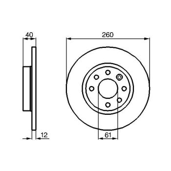 BOSCH Bremsscheibe 0 986 478 386 - 0986478386 passend...