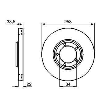 BOSCH Bremsscheibe 0 986 478 530 - 0986478530 passend...