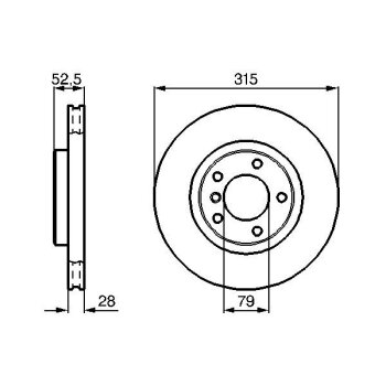 BOSCH Bremsscheibe 0 986 478 762 - 0986478762 passend...