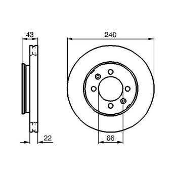 BOSCH Bremsscheibe 0 986 478 813 - 0986478813 passend...