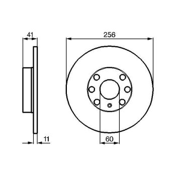 BOSCH Bremsscheibe 0 986 478 880 - 0986478880 passend...