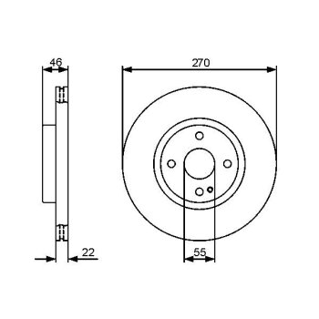BOSCH Bremsscheibe 0 986 479 472 - 0986479472 passend...