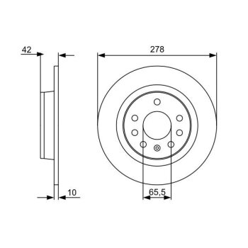 BOSCH Bremsscheibe 0 986 479 515 - 0986479515 passend...