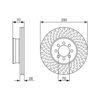 BOSCH Bremsscheibe 0 986 479 602 - 0986479602 passend...