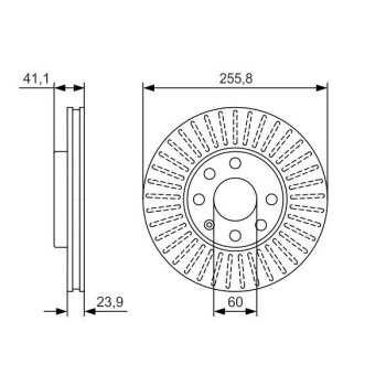 BOSCH Bremsscheibe 0 986 479 R76 - 0986479R76 passend...