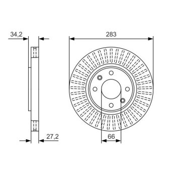 BOSCH Bremsscheibe 0 986 479 W69 - 0986479W69 passend...