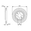 BOSCH Bremsscheibe 0 986 479 W69 - 0986479W69 passend...