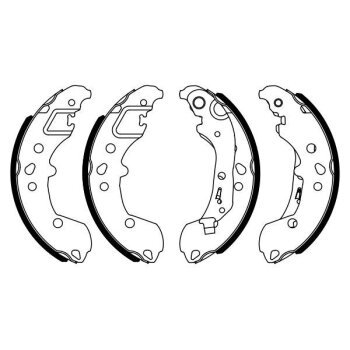 BOSCH Bremsbackensatz 0 986 487 958 - 0986487958 passend...