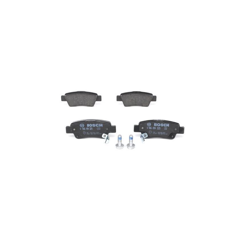 BOSCH Bremsbelagsatz, Scheibenbremse 0 986 494 329 - 0986494329 passend für 43022-SWW-G01