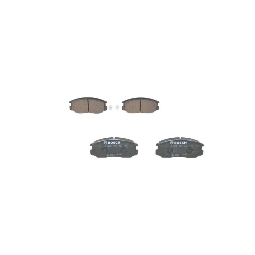BOSCH Bremsbelagsatz, Scheibenbremse 0 986 494 397 - 0986494397 passend für 04491 87401 000