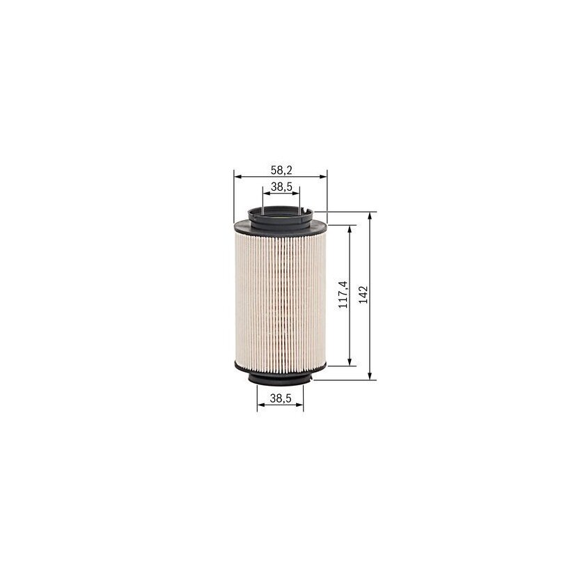BOSCH Kraftstofffilter 1 457 070 007 - 1457070007 passend für 1K0 127 177 A