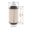 BOSCH Kraftstofffilter 1 457 070 007 - 1457070007 passend für 1K0 127 177 A