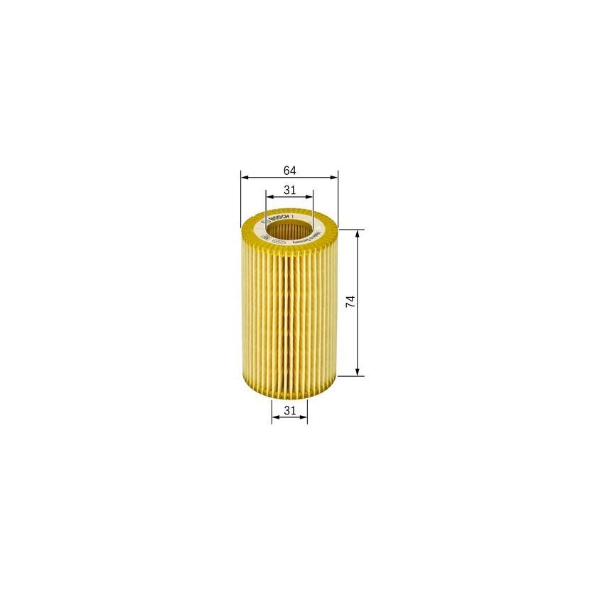 BOSCH Ölfilter 1 457 429 248 - 1457429248 passend für 55189320
