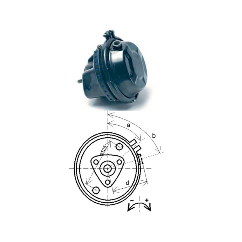 Wabco Membranzylinder 4230560000 - 423 056 000 0