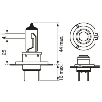 BOSCH Glühlampe, Fernscheinwerfer 1 987 301 426 -...