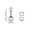 BOSCH Glühlampe, Fernscheinwerfer 1 987 302 906 - 1987302906