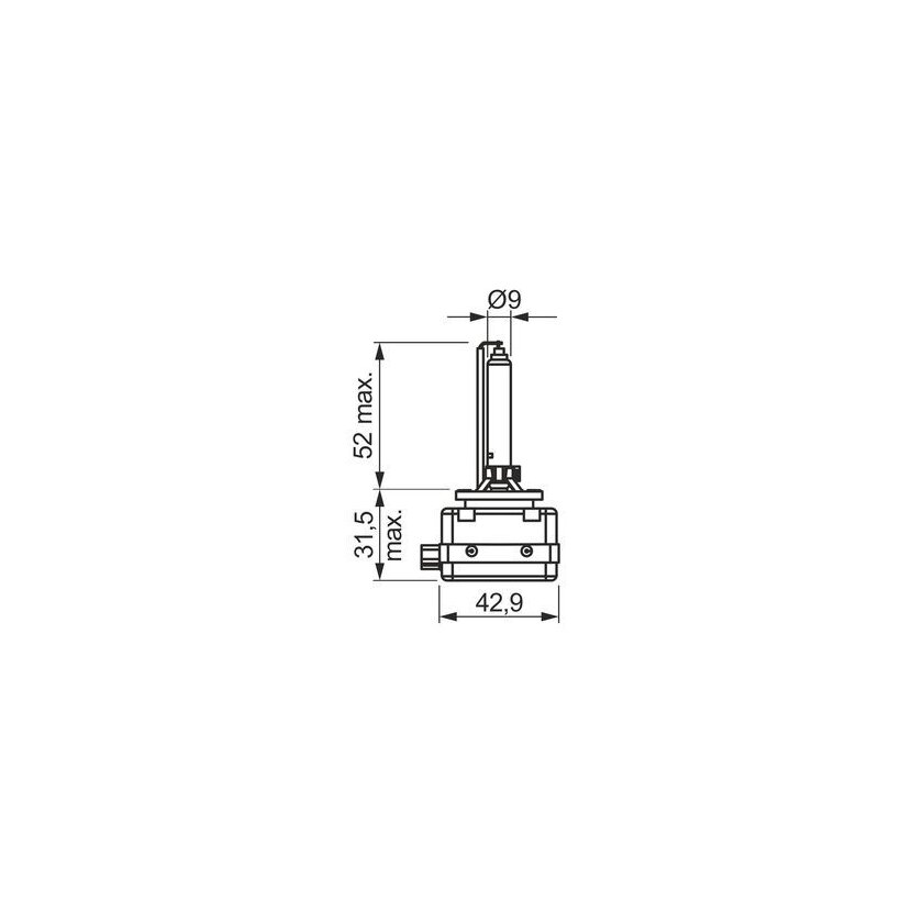 BOSCH Glühlampe, Fernscheinwerfer 1 987 302 909 - 1987302909 passend für A 910 139 00 00 02