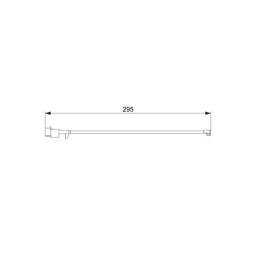 BOSCH Warnkontakt, Bremsbelagverschleiß 1 987 474 575 - 1987474575 passend für 42556205