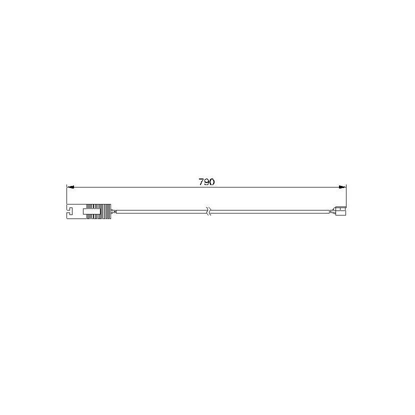 BOSCH Warnkontakt, Bremsbelagverschleiß 1 987 474 926 - 1987474926 passend für 34 35 1 181 342