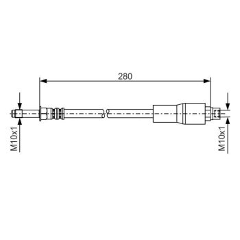 BOSCH Bremsschlauch 1 987 476 173 - 1987476173 passend...