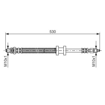 BOSCH Bremsschlauch 1 987 476 179 - 1987476179 passend...