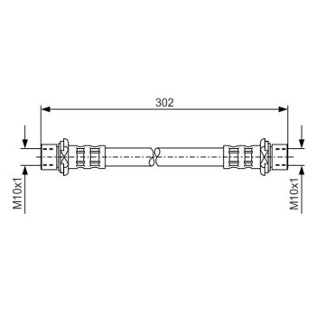 BOSCH Bremsschlauch 1 987 476 259 - 1987476259 passend...