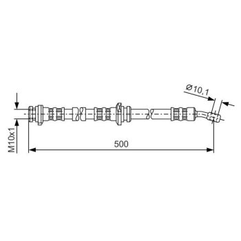 BOSCH Bremsschlauch 1 987 476 279 - 1987476279 passend...