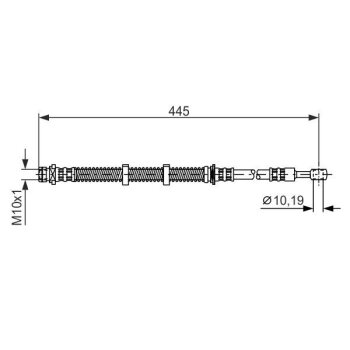 BOSCH Bremsschlauch 1 987 476 354 - 1987476354 passend...