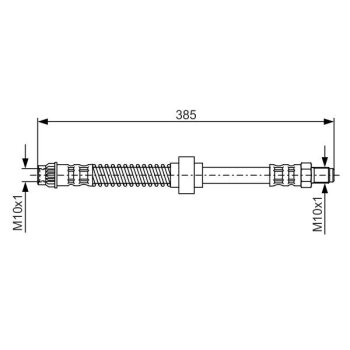 BOSCH Bremsschlauch 1 987 476 597 - 1987476597 passend...