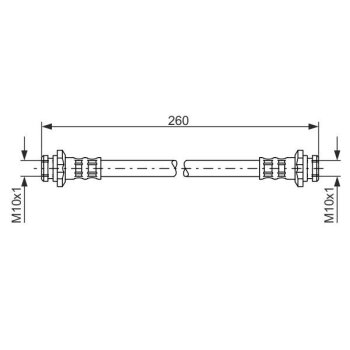 BOSCH Bremsschlauch 1 987 476 662 - 1987476662 passend...