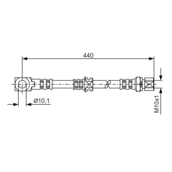 BOSCH Bremsschlauch 1 987 476 694 - 1987476694 passend...
