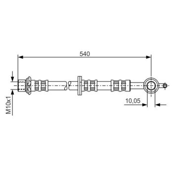 BOSCH Bremsschlauch 1 987 476 833 - 1987476833 passend...