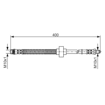 BOSCH Bremsschlauch 1 987 476 844 - 1987476844 passend...