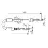 BOSCH Seilzug, Feststellbremse 1 987 477 062 - 1987477062 passend für 443 609 721 E