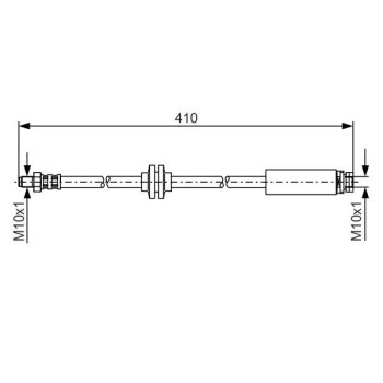 BOSCH Bremsschlauch 1 987 481 022 - 1987481022 passend...