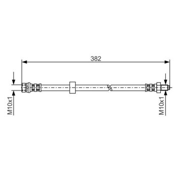 BOSCH Bremsschlauch 1 987 481 359 - 1987481359 passend...