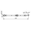 BOSCH Bremsschlauch 1 987 481 433 - 1987481433 passend für 46210 JD000