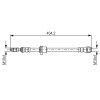 BOSCH Bremsschlauch 1 987 481 679 - 1987481679 passend für 34 30 6 863 167