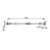 BOSCH Bremsschlauch 1 987 481 720 - 1987481720 passend für EG23-43-810B