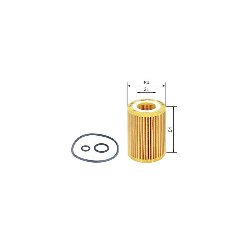 BOSCH Ölfilter F 026 407 068 - F026407068 passend für 15430-RSR-E01