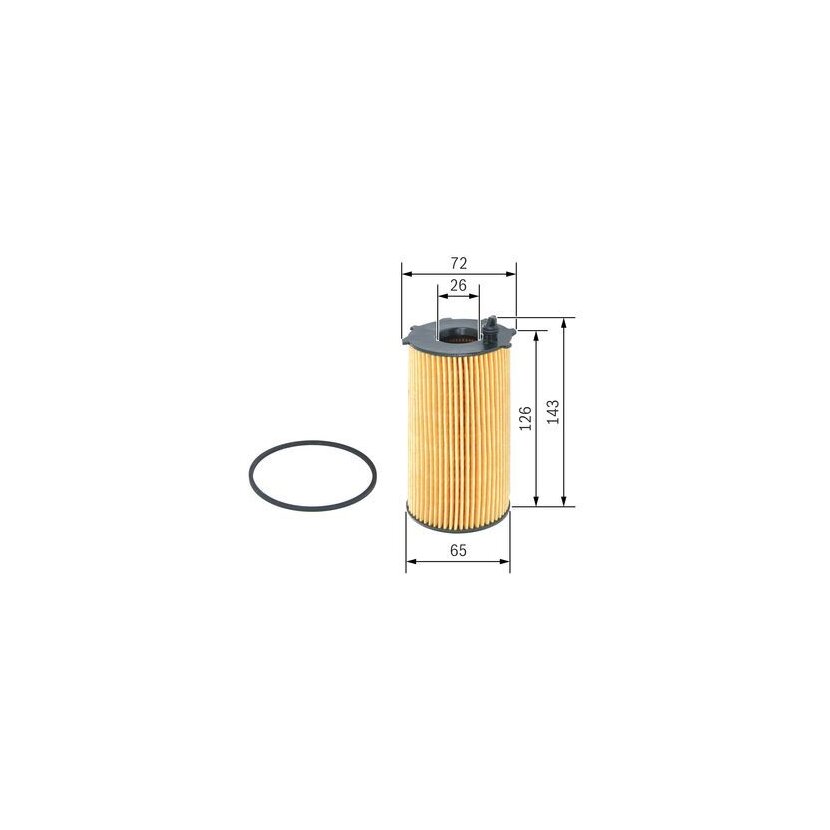 BOSCH Ölfilter F 026 407 207 - F026407207 passend für 68032 204AA