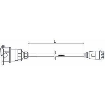 Wabco Versorgungsleitung mit ABS-Steckdose 4491261400 -...